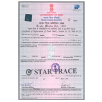 Trademark regd.-star trace